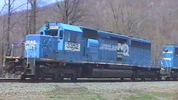 Horseshoe Curve April 2003: A Patch of a Different Color