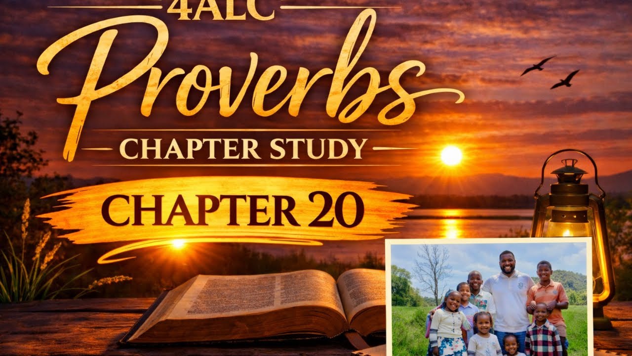 Family Chapter Study: Proverbs Chapter 20 - YouTube