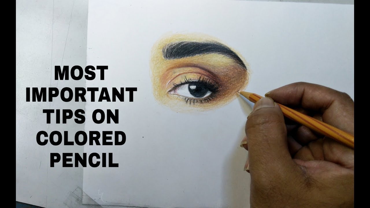 Most important lesson on colored pencil blending techniques YouTube