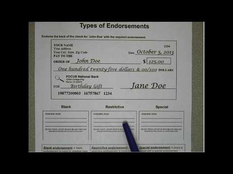 Types of Endorsements