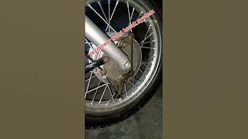 Old #yezdi #rear #front #brake #system