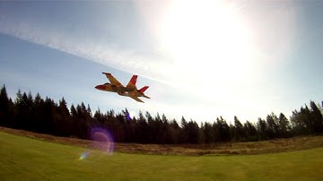 More fun with my modified RC Powers F18 V5 - 23 Apr 2018