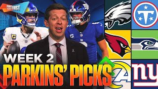 Eagles ‘on shutout watch’ vs. Titans, Can the Giants upset the Rams on Parkins’ Week 2 Picks | FTF