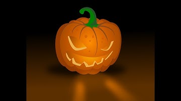 Inkscape Tutorial.  Make a Halloween Pumpkin