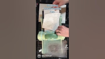 How to troubleshoot using a detailed die that doesn’t cut all the way through #shorts #diecuttingtip