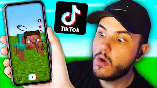 Testez TikTok-uri cu Minecraft, MERG sau SUNT FAKE?