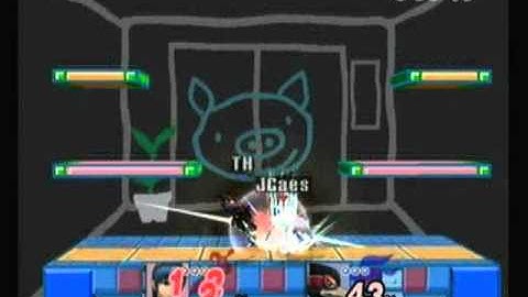 *OUTDATED PRE-DEMO 2* Project M - JCaesar (Marth) vs Thunderhorse (Falco)