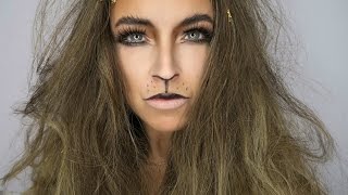 LION MAKEUP TUTORIAL | Halloween week| ROARRRRR