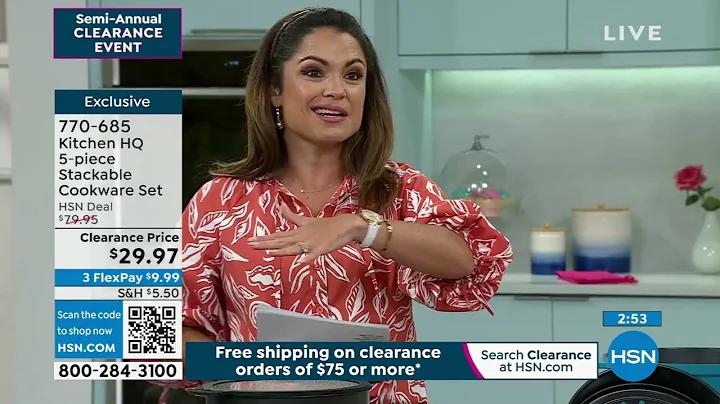 Kitchen HQ 5piece Stackable Cookware Set