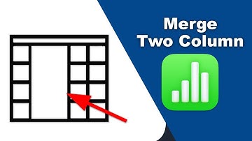 How to merge two columns and keep both values in Apple Numbers (Spreadsheet) on Mac