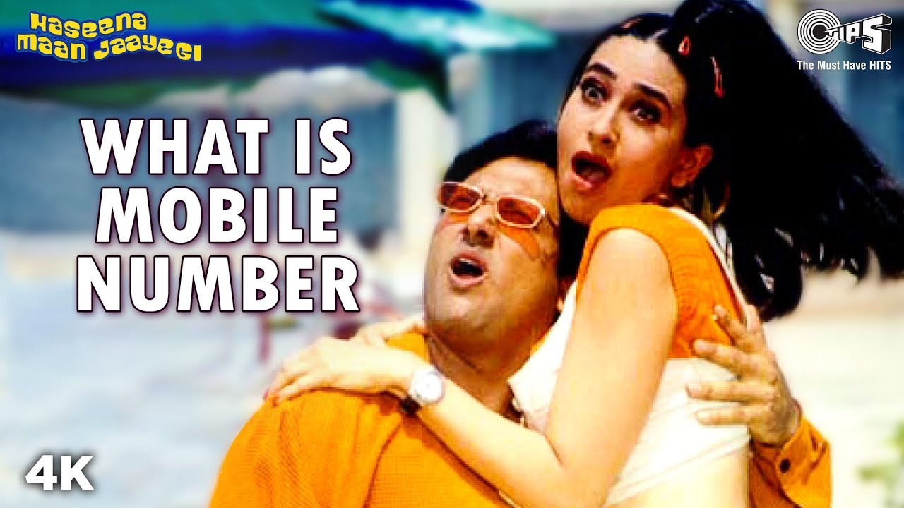 What Is Mobile Number  Karisma Kapoor  Govinda  Sonu N  Alka Y  Haseena Maan Jaayegi  90s Song