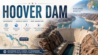 Hoover Dam from Space Map Animation Project Template