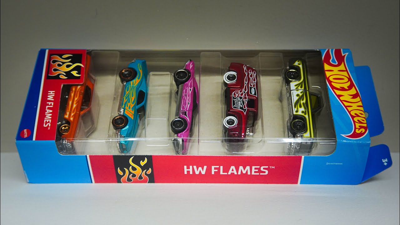 2024 HotWheels FLAMES 5 pack