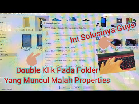 Video: Cara Mengembalikan Properti Folder