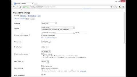 How to Change Google Calendar Back to Default Settings