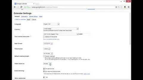 How to Change Google Calendar Back to Default Settings