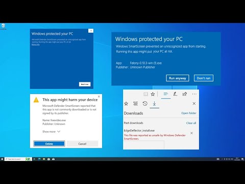 Disable Microsoft Defender SmartScreen in Windows 10 - How To Turn Off smartscreen Filter ✅