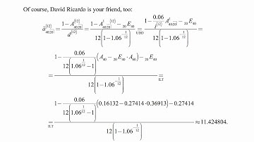 Exam MLC exercise for December 28, 2017
