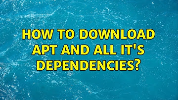 Ubuntu: How To Download APT And All It