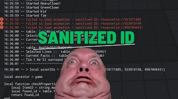 Roblox Failed to load Animation - sanitized ID [Bug fix]