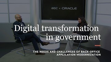 Oracle and IDC: the challenges of back-office application modernization
