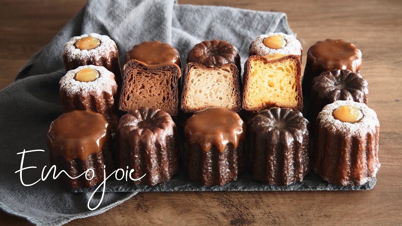 ⁣3 Kinds of Cannelé Recipes [Orange, Salted Caramel, Vanilla] | Emojoie