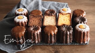 3 Kinds of Cannelé Recipes [Orange, Salted Caramel, Vanilla] | Emojoie