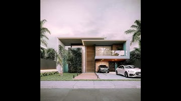 Modern 3D Front Elevation |  3D Visualizations & Architectural Wonders | Luxury Home Design | #Home