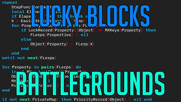 LUCKY BLOCKS BATTLEGROUNDS | HACK/SCRIPT | SPAWN BLOCKS & MORE!