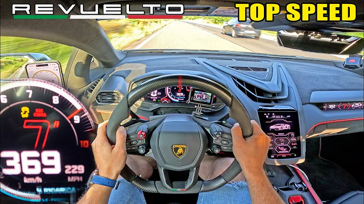 1014HP Lamborghini REVUELTO 369KMH TOP SPEED POV on AUTOBAHN thumbnail