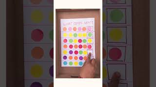 DOT STICKER ACTIVITY! #ideasformoms #toddleractivities #homeschooling #ytshorts #shorts