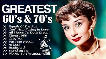 Paul Anka, Andy Williams, Carpenters, Frank Sinatra, Engelbert 💽Golden Oldies 50s 60s 70s Love Songs
