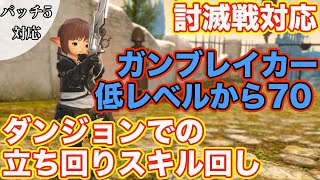 Ff14 ガンブレイカー低レベルからlv70までのスキル回し立ち回りを考えてみる ガンブレイカーで楽しく そして 強く戦っていこう パッチ5対応 Youtube