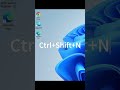 "🚀 Create a New Folder Instantly with Ctrl + Shift + N! ✨ #ProductivityHack"
