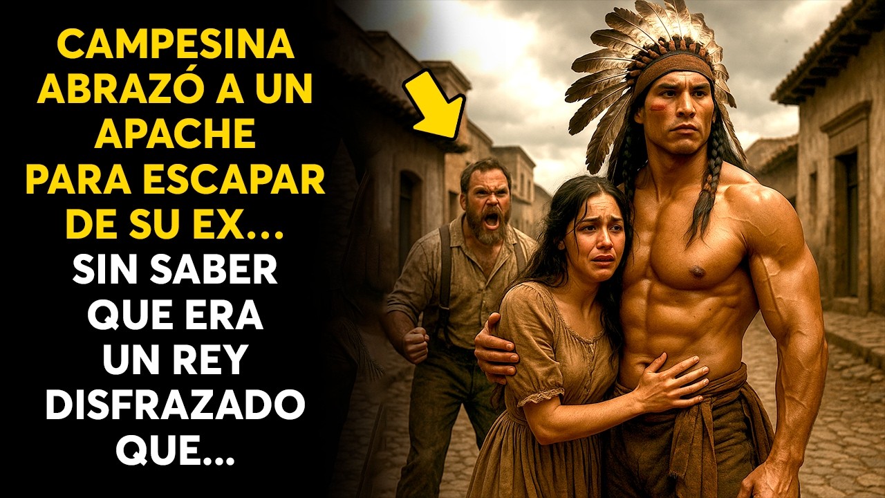 CAMPESINA ABRAZÓ A UN APACHE PARA ESCAPAR DE SU EX… SIN SABER QUE ERA UN REY DISFRAZADO QUE...