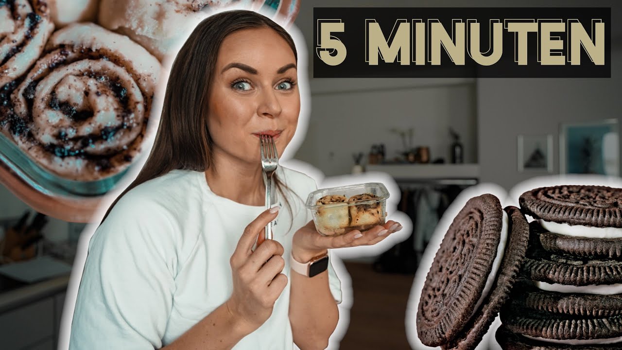 5 Minuten Protein OREO Zimtschnecken aus der Mikrowelle🤤🤌🏻 Super einfach & schnell!!⏰