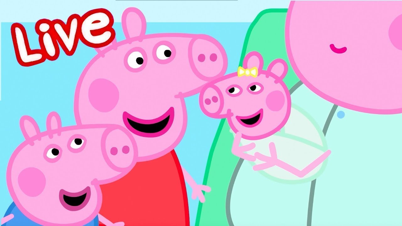 Peppa Pig NEW BABY EVIE Episodes LIVE 🍼 Evie Pig's BEST Moments 🥹 Watch EVIE Now! 💛 Kids Cartoons