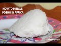 How to mingle posho in africa  step by step tutorial