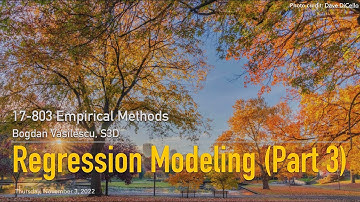 Methods L16 - Regression Modeling - Simpson’s paradox [CMU 17803 Empirical Methods - Fall 2022]
