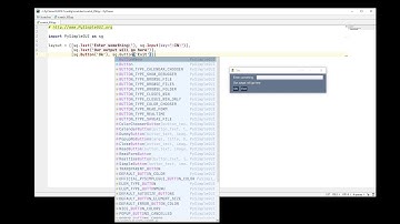 PySimpleGUI 2020  -  Part 0 - PSG For impatient people. A GUI in 5 minutes