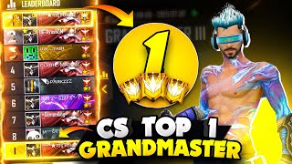 Top 1 Grandmaster in Clash Squad Ranked in just 15 Hours - Garena Free Fire
