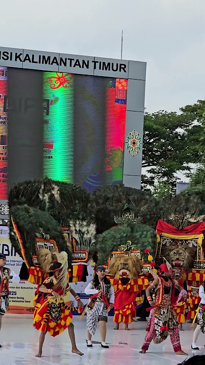 Kesenian REOG Ponorogo di EBIFF 2025 #kaltim #samarinda #festival