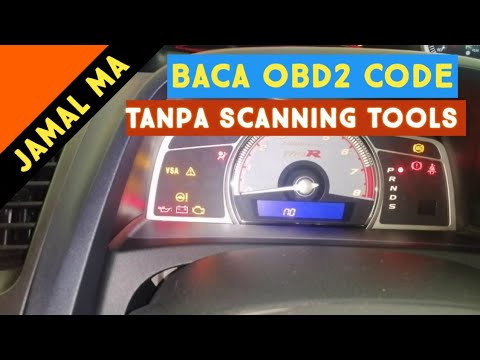 Membaca OBD2 Code Honda Toyota Produa tanpa scanning tools