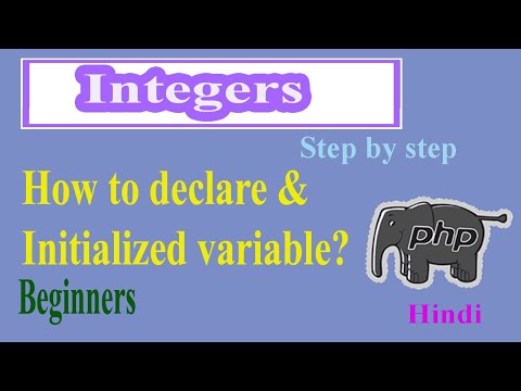 PHP Programs Part-01 | Integers | Numbers | Data Type | Declare Variable