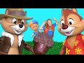 Assistant and Blippi Ask Chip N Dale Why Squirrels Like Acorns