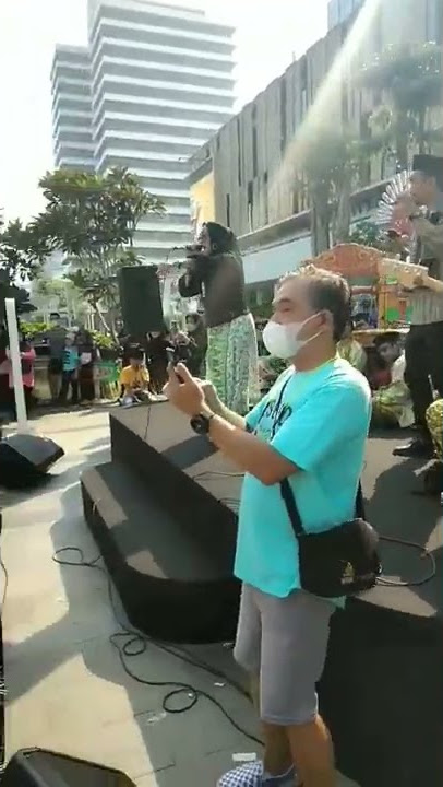 Gambang Kromong Traditional Musical Instruments of Betawinese Tribe of Jakarta, during Car Free Day
