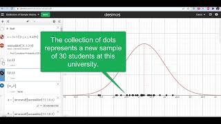 The Distribution of Sample Means Visualized