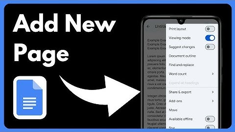 How To Add Page In Google Docs In Mobile | Easy Method (2024)