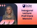 The Open University Inaugural Lecture - Professor Clara Mancini