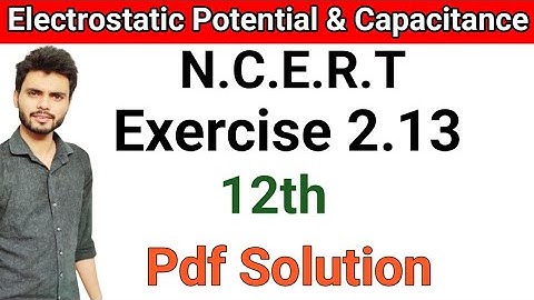 Exercise 2.13 Physics Class 12 | Exercise 2.13 Class 12 Physics | Exercise 2.13 class 12th